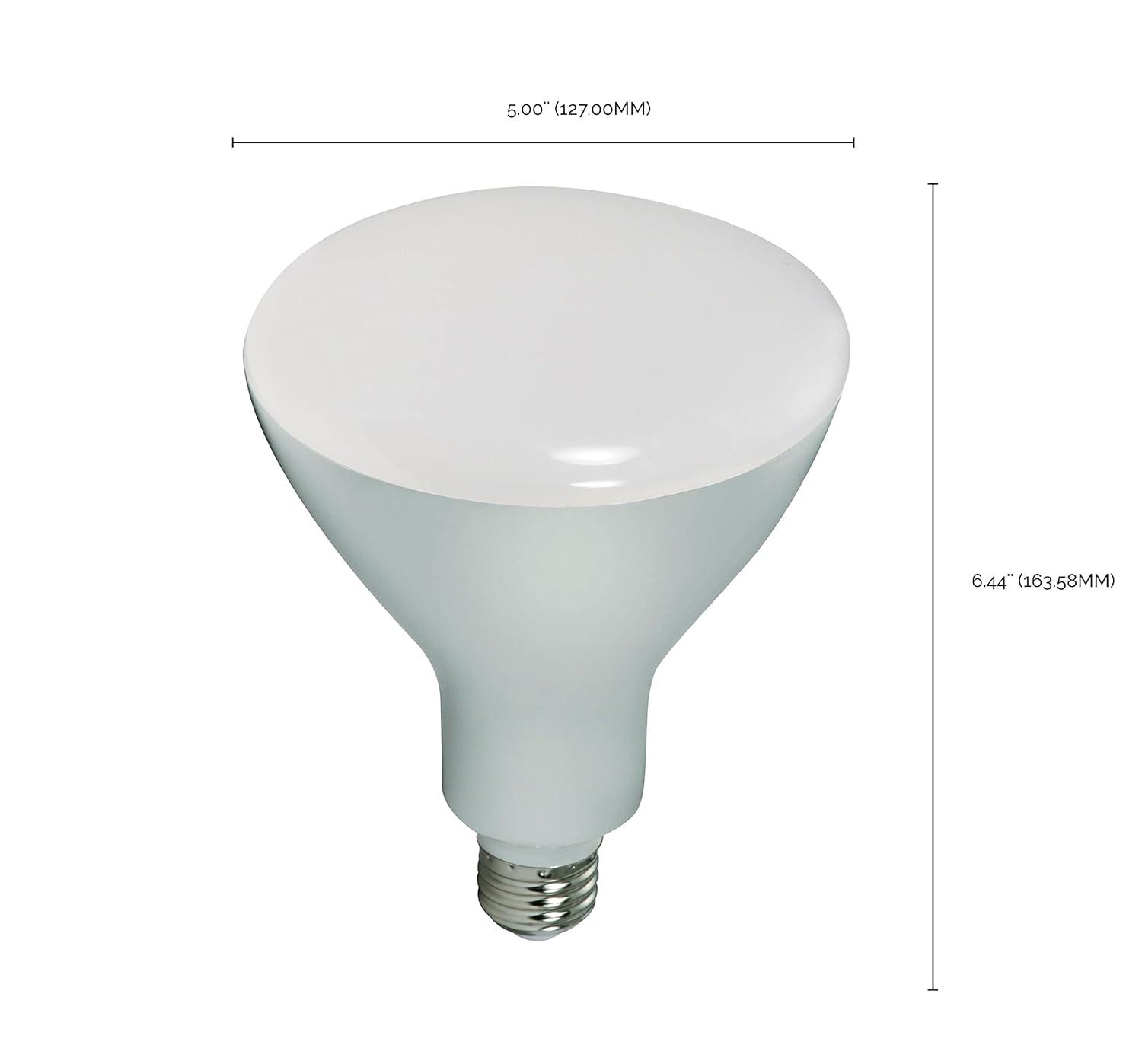 Satco 75 Watt Equivalent BR40 E26/Medium (Standard) Dimmable LED Bulb (Set of 6) S9634