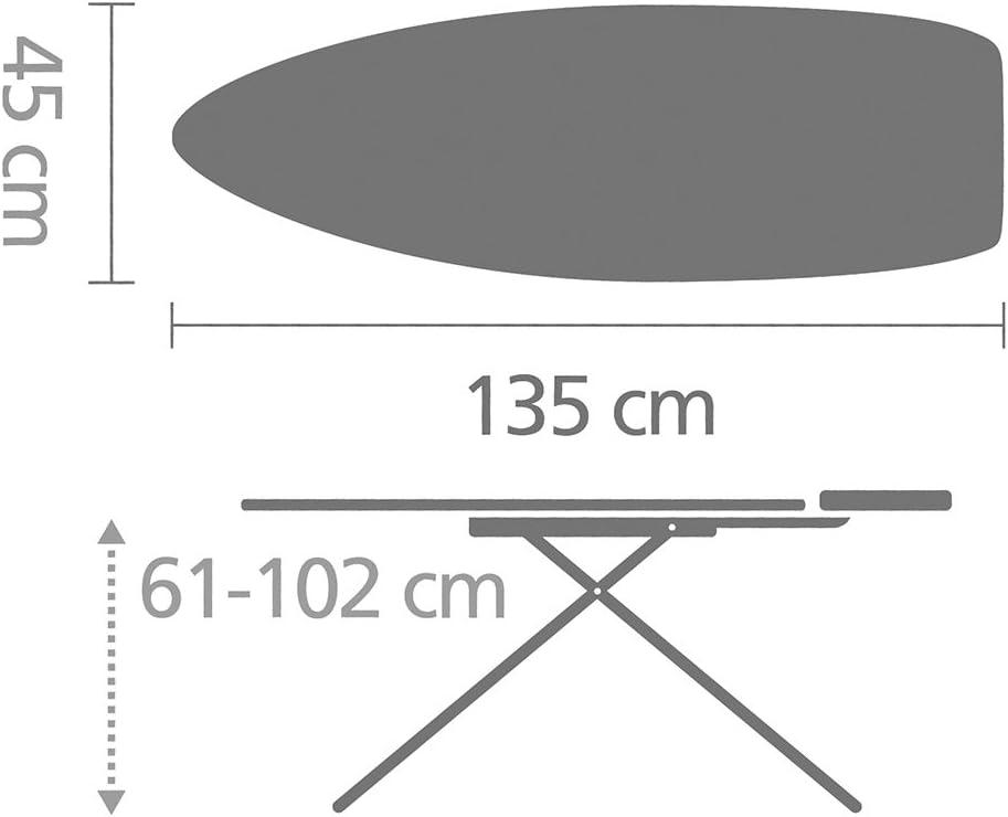 Brabantia Size D XL Ironing Board with Heat Resistant Parking Zone