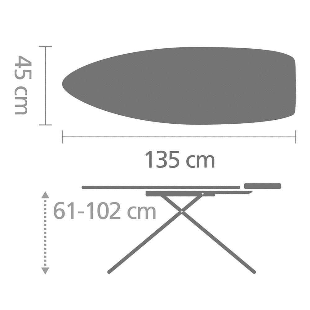 Brabantia Size D XL Ironing Board with Heat Resistant Parking Zone