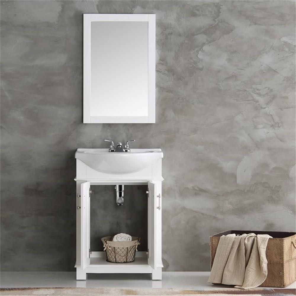 Hartford 24" Freestanding Single Traditional Bathroom Vanity w/ Integrated Sink -Faucet Not Included