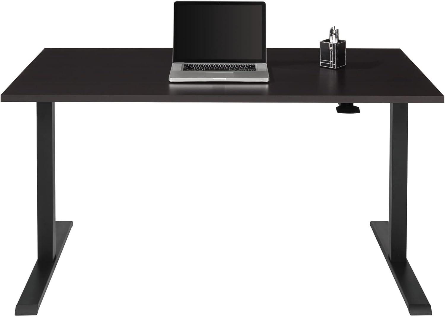 Magellan Espresso 60" Wood Pneumatic Adjustable Standing Desk