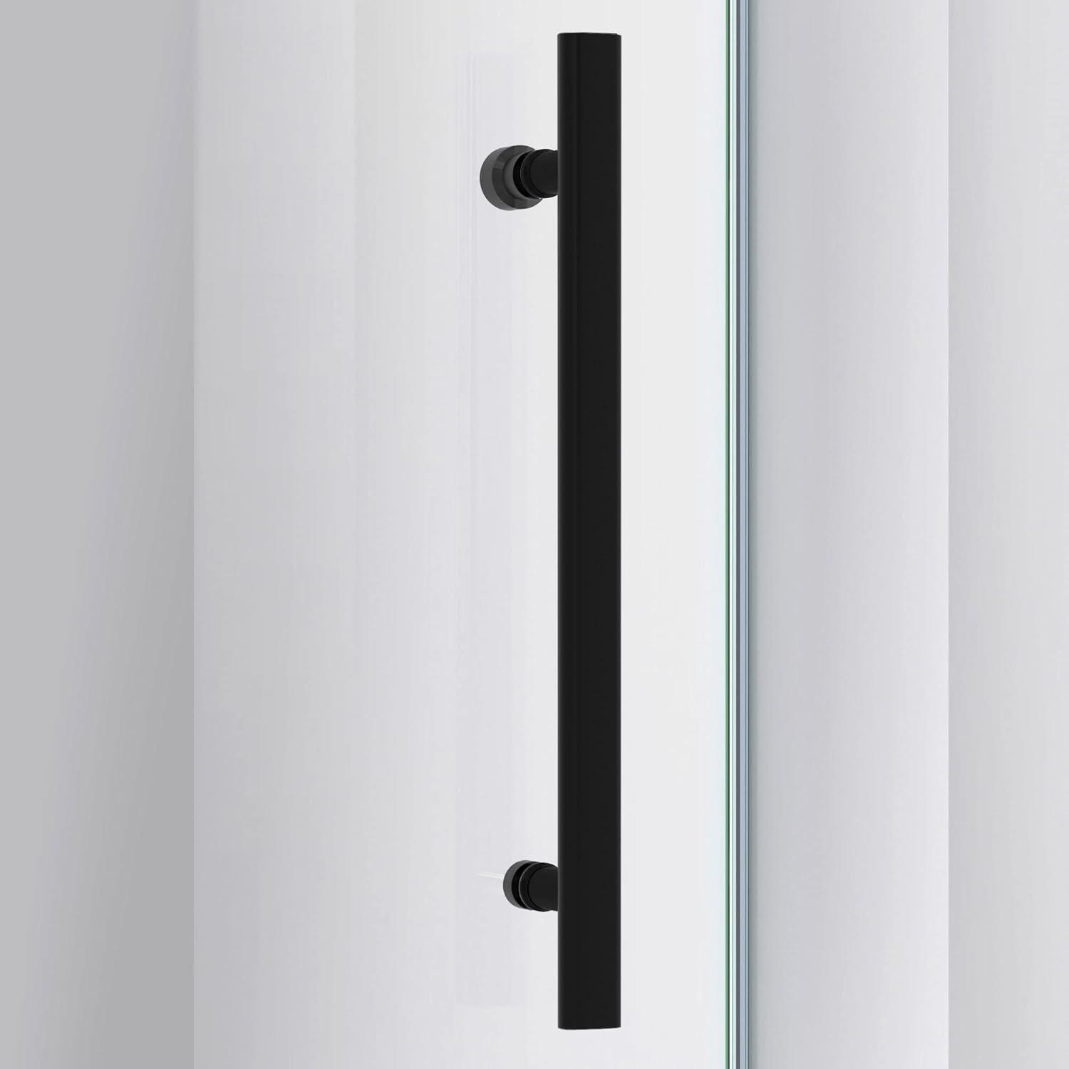 DreamLine Enigma Air 56-60 in. W x 76 in. H Frameless Sliding Shower Door in Satin Black