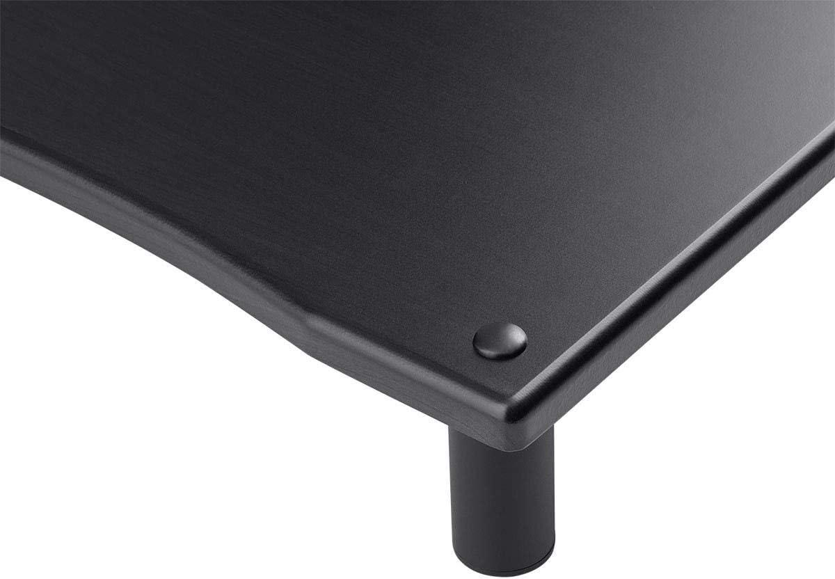 Monolith Amplifier/Component Stand XL - Black, Open Air Design, Scratch-Resistant, Hold Up to 200lbs. Perfect Way to Organize AV Components