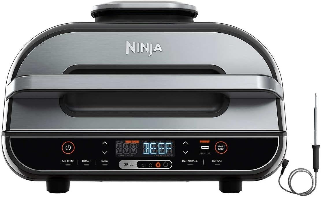 Ninja Ninja Foodi Smart XL 6-in-1 Indoor Grill with 4-qt Air Fryer, Roast, Bake, Broil, & Dehydrate