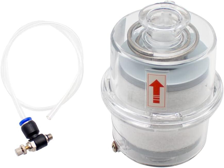 Clear Plastic Oil Mist Filter for Vacuum Pump KF25 Interface