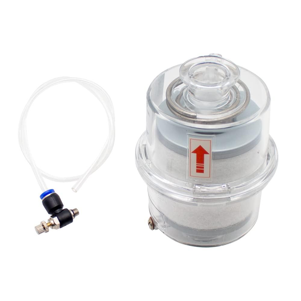 Clear Plastic Oil Mist Filter for Vacuum Pump KF25 Interface
