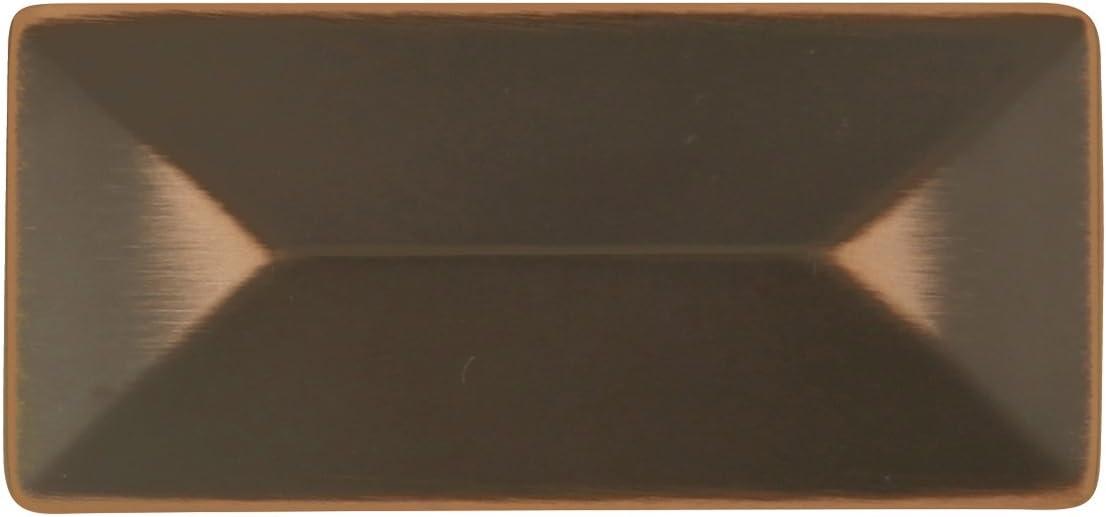 Oil-Rubbed Bronze Rectangle Cabinet Knob with Mounting Hardware