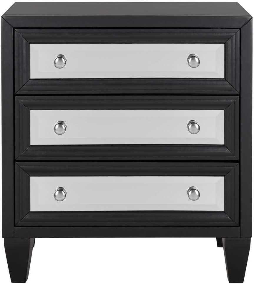 Marlon 3 Drawer Chest - CHS9202 - Black - Safavieh