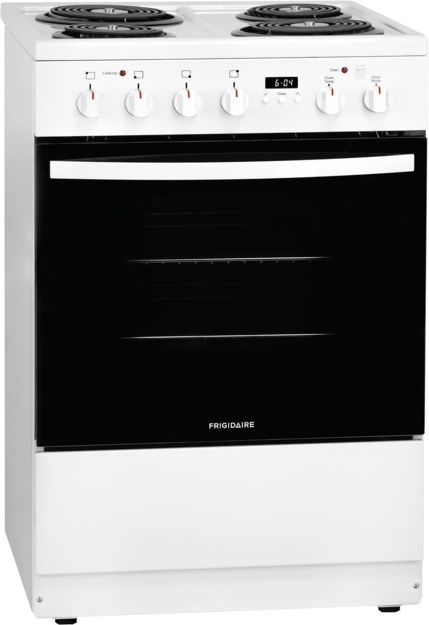 FRIGIDAIRE FFEH2422UW 24" freestanding coil electric range
