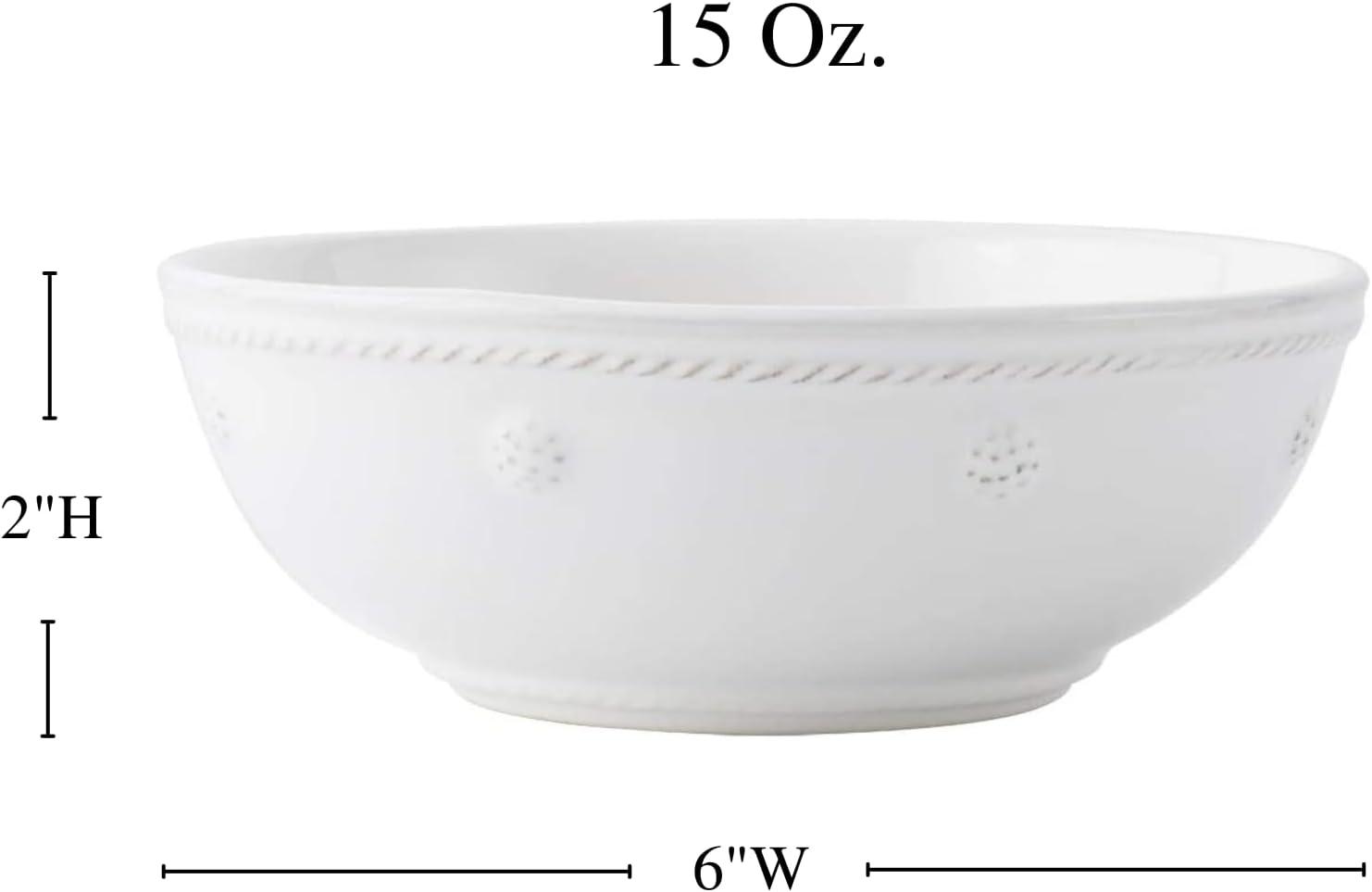 Juliska Berry & Thread 6" Cereal Bowl - Whitewash