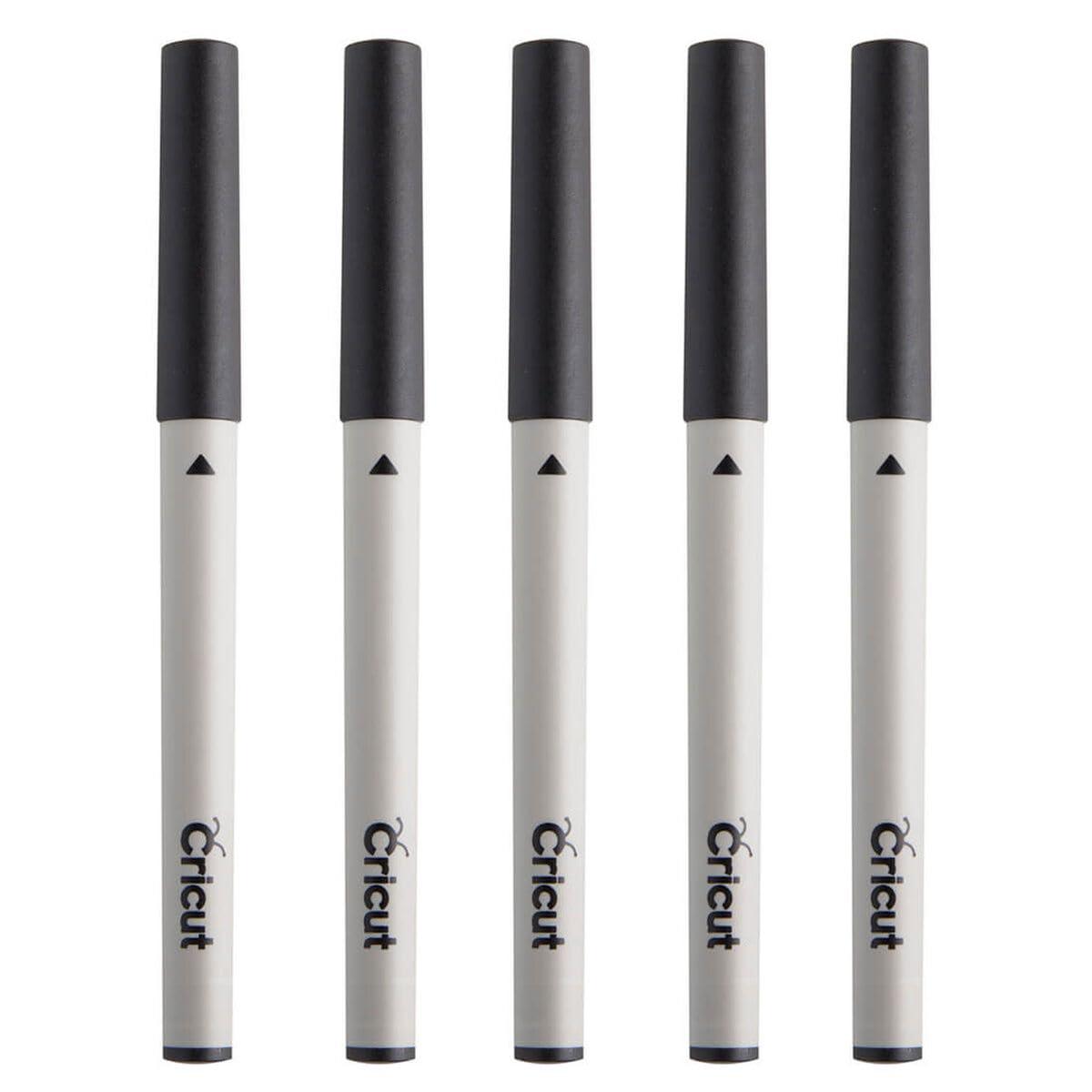 Cricut 5pc Black Calligraphy Variety Pen Set: Art & Stationery, 1.0mm Point, Non-Toxic, Assorted Pens, Office Supplies