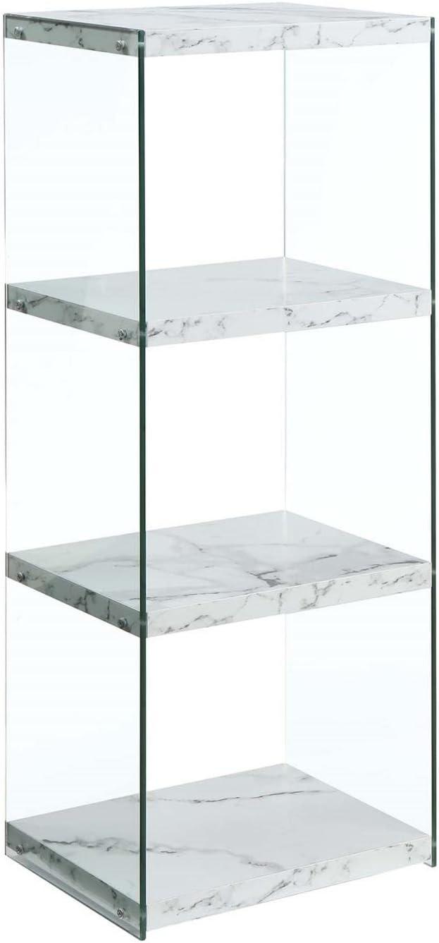 Convenience Concepts Soho 4 Tier Tower Bookcase