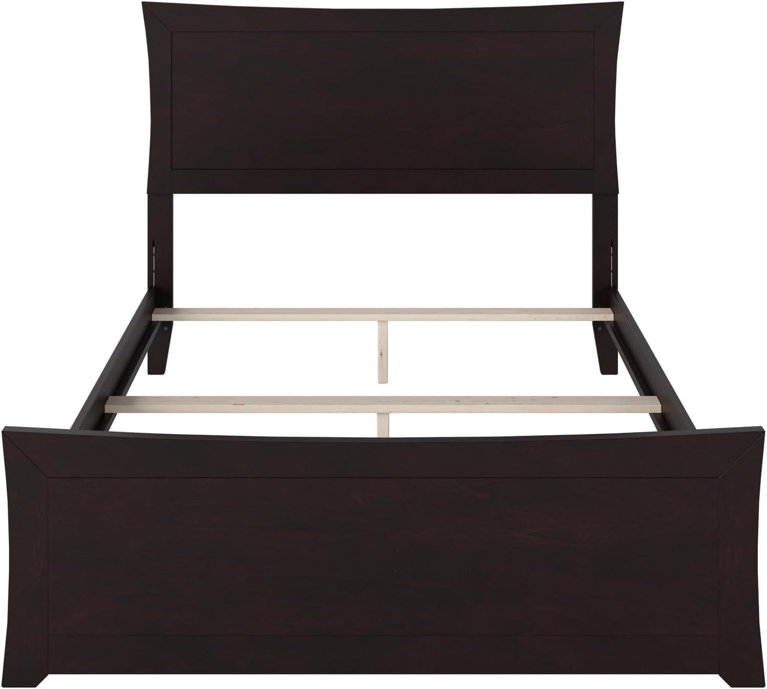 AFI Furnishings Metro Low Profile Solid Wood Platform Bed with Matching Footboard