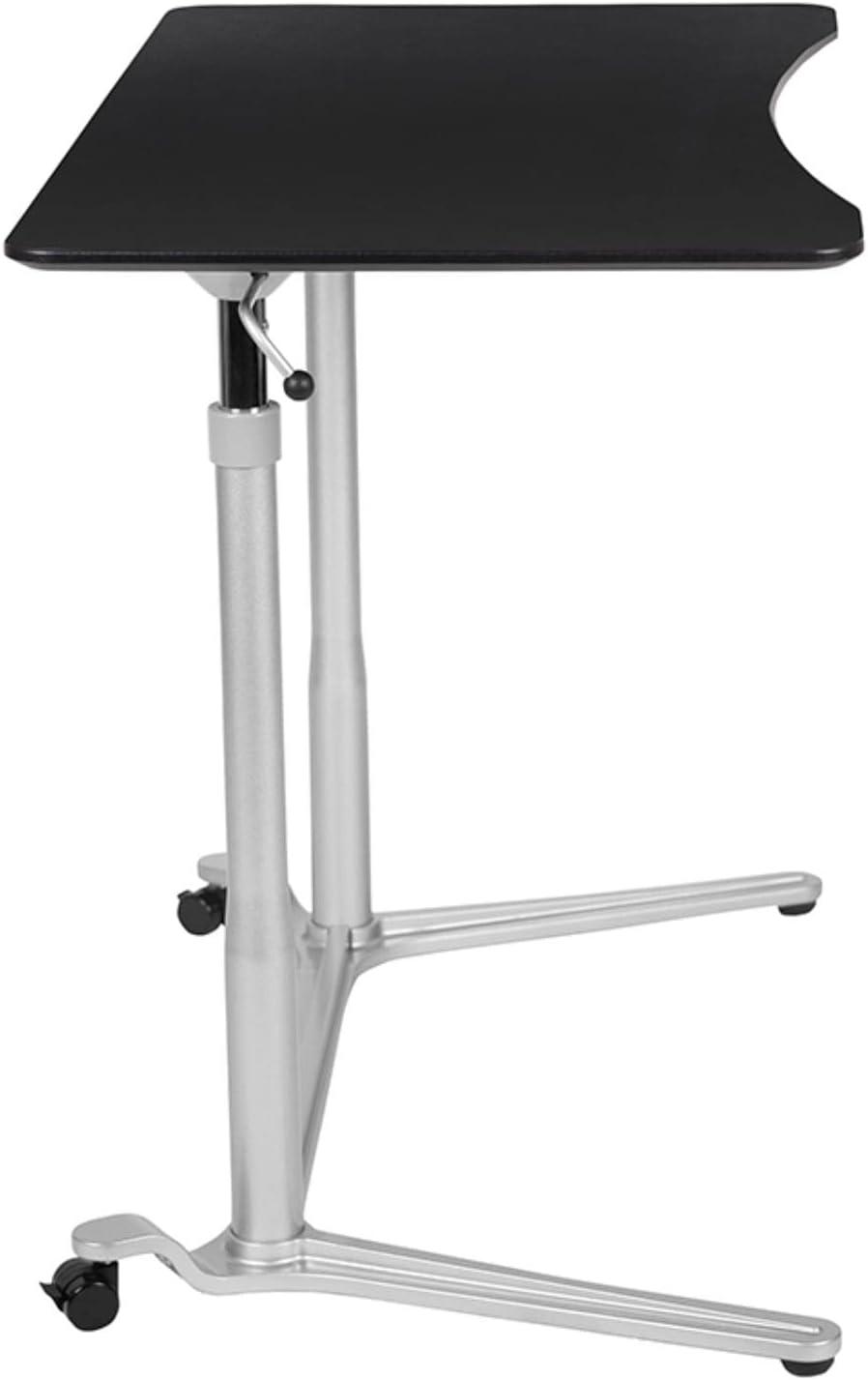 Flash Furniture Sit-Down, Stand-Up Ergonomic Computer Desk - Standing Desk