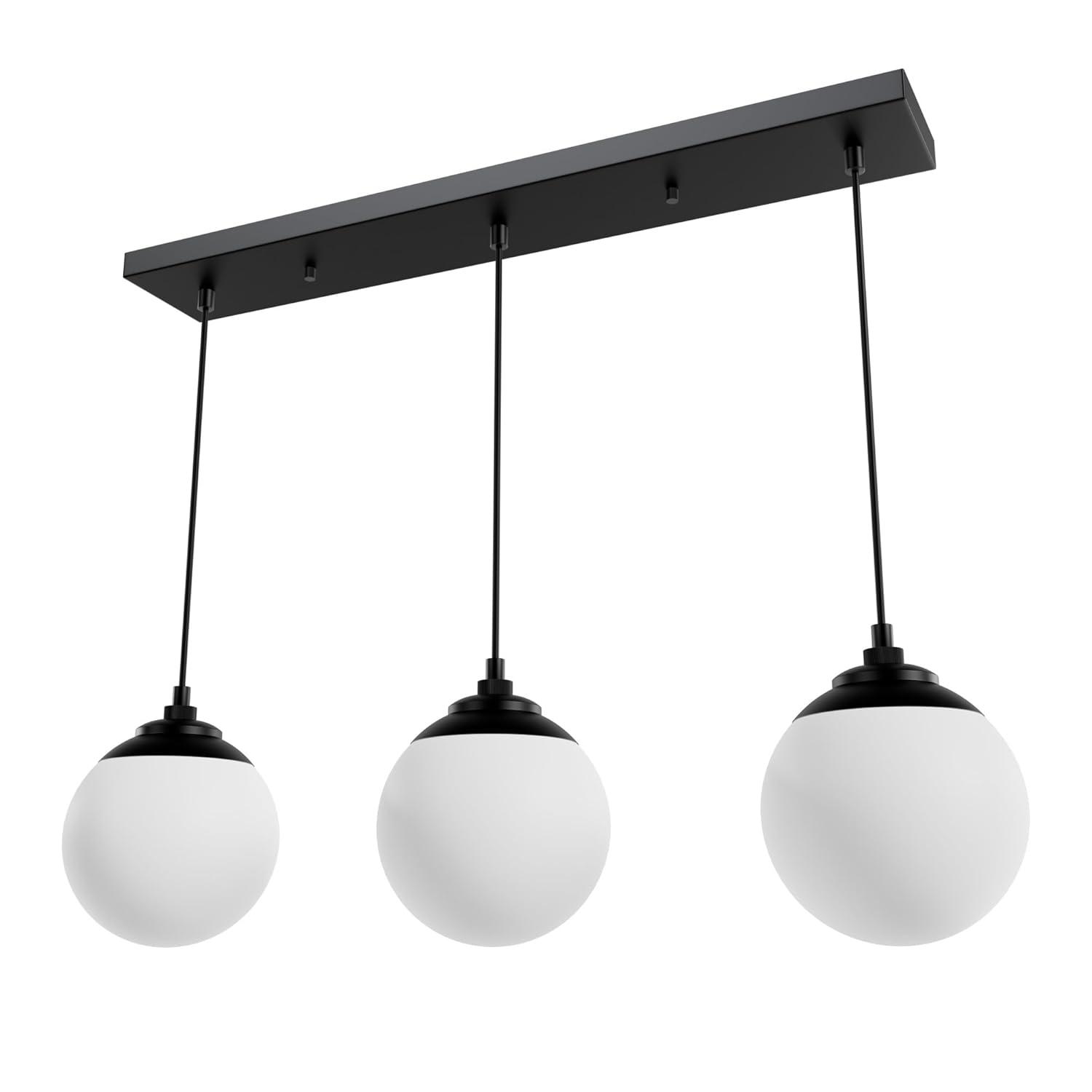 Hunter Fan Hepburn 3 - Light Linear Globe Pendant