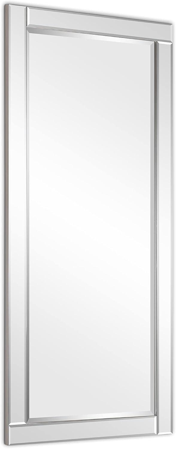 Empire Art Direct  Moderno Beveled Rectangle Wall Mirror