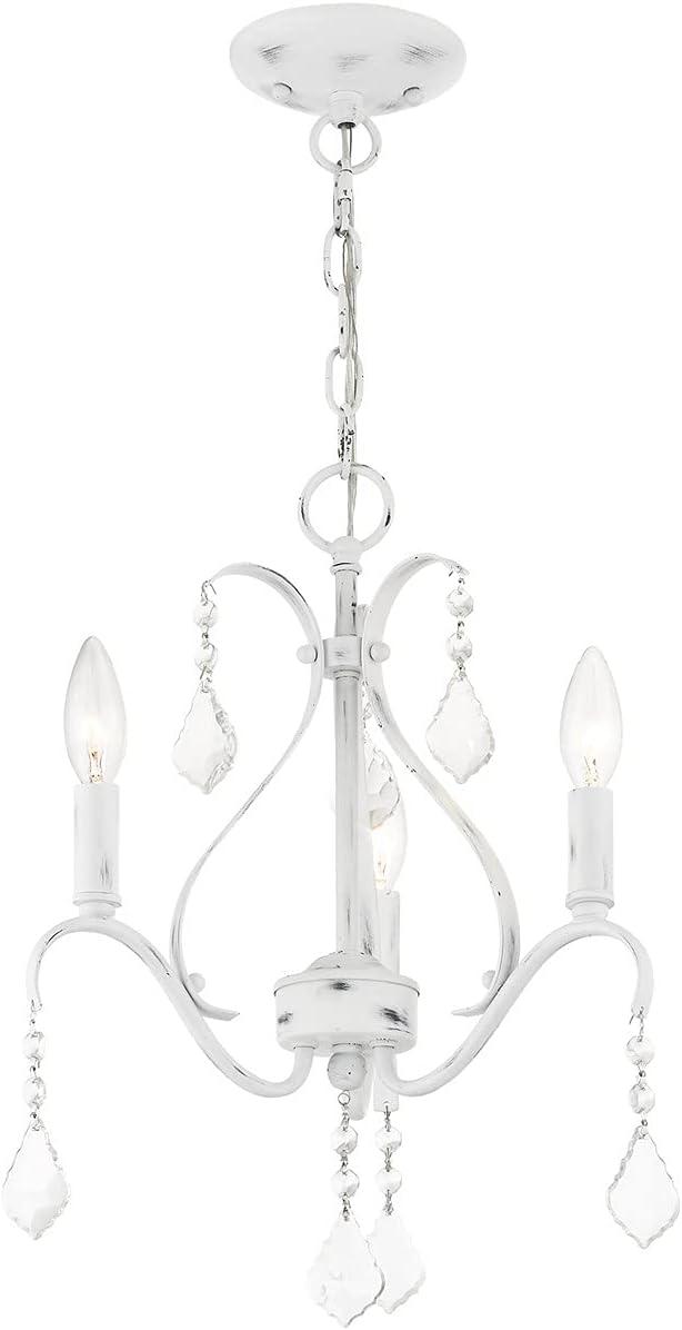 Livex Lighting Caterina 3 - Light Chandelier in  Antique White