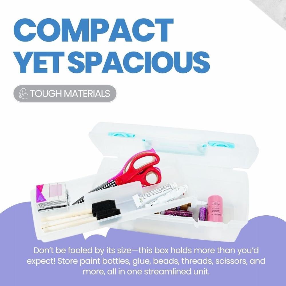 ArtBin Essentials Lift Out Tray Craft Storage Box with Handle, 13 inches, 1 Piece