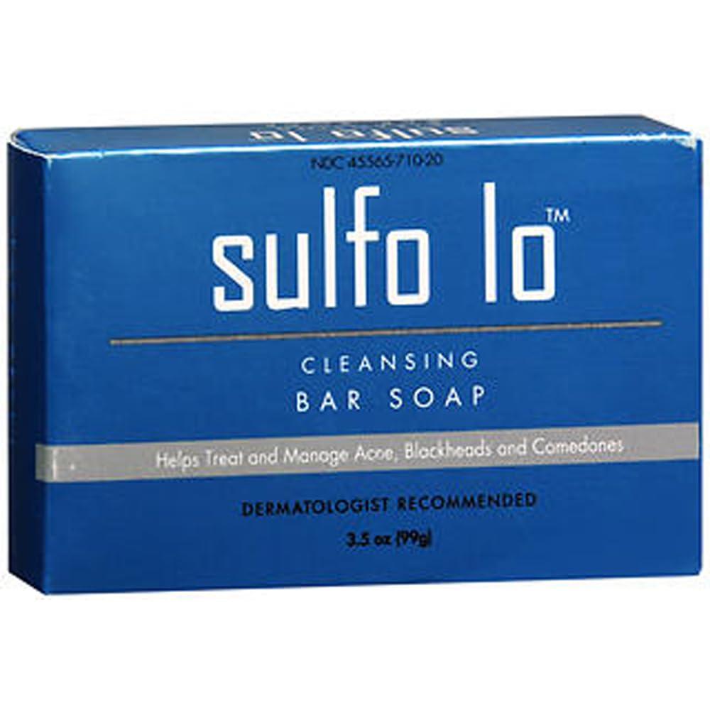 Cleansing Bar Soap with Sulfur for Face and Body, 3.5 Ounce