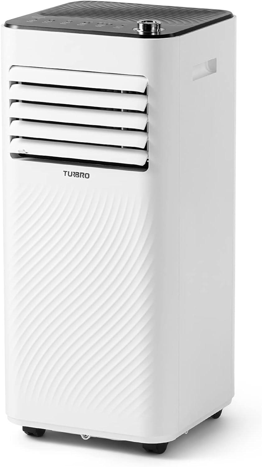 TURBRO Portable Air Conditioner, Dehumidifier and Fan, 3-in-1 Floor AC Unit, Remote Included