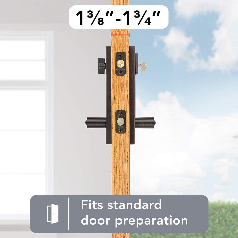 Prestige Complete Entry Lever Set with Single Cylinder Deadbolt and Door Lever