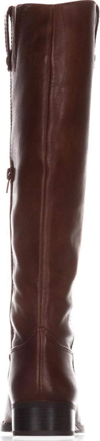 INC Womens Brown Zip-Up Boots 5 M