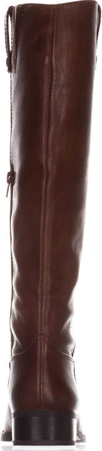 INC Womens Brown Zip-Up Boots 5 M
