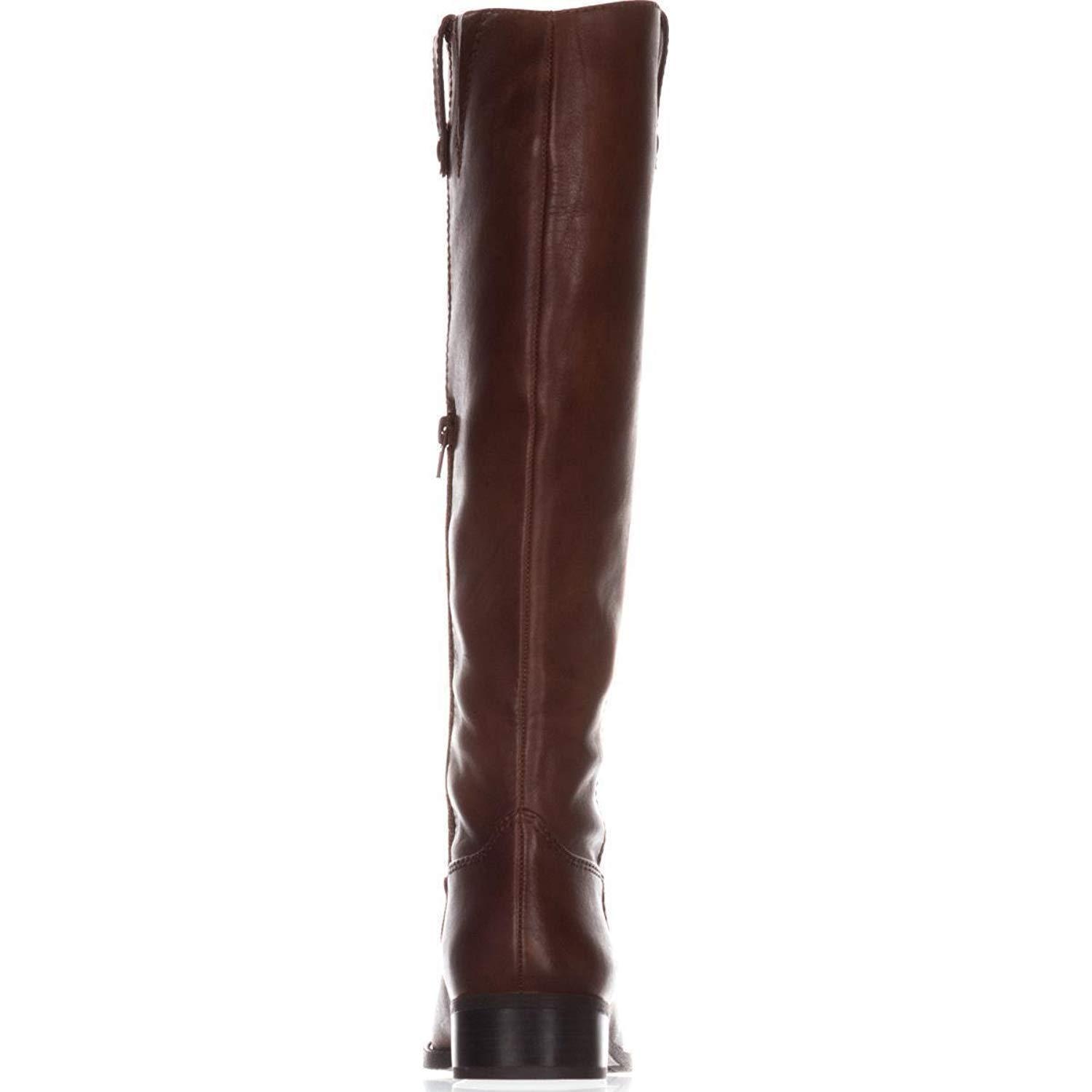 INC Womens Brown Zip-Up Boots 5 M