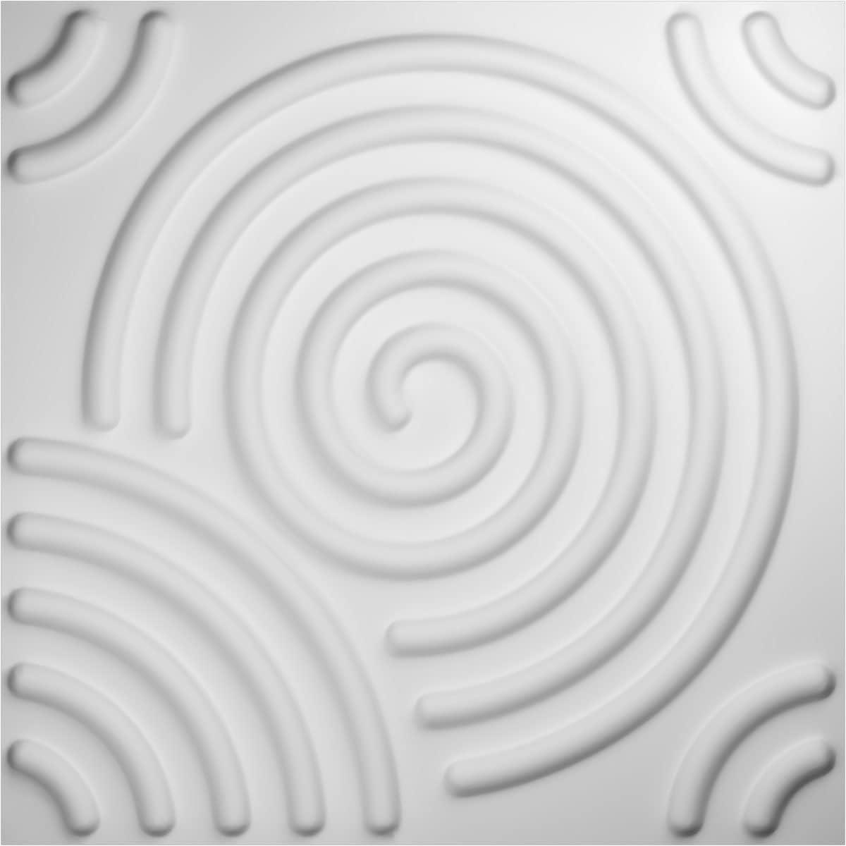 Ekena Millwork Spiral EnduraWall Decorative 3D Wall Panel (Set of 10)