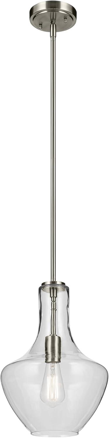 Kichler Lighting Everly 1 - Light Pendant in  Brushed Nickel
