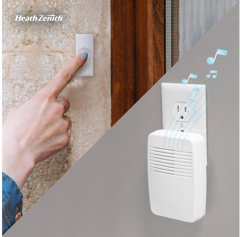 Heathco Sl-7366-02 White 8 Note Plug In Chime