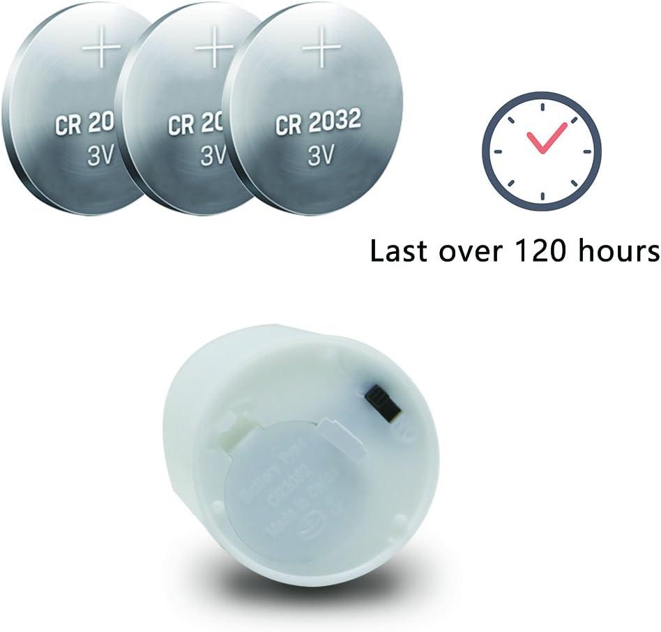 12 Pcs Flameless LED Tea Light Candles Warm Yellow Flickering Bright Tealights Electric