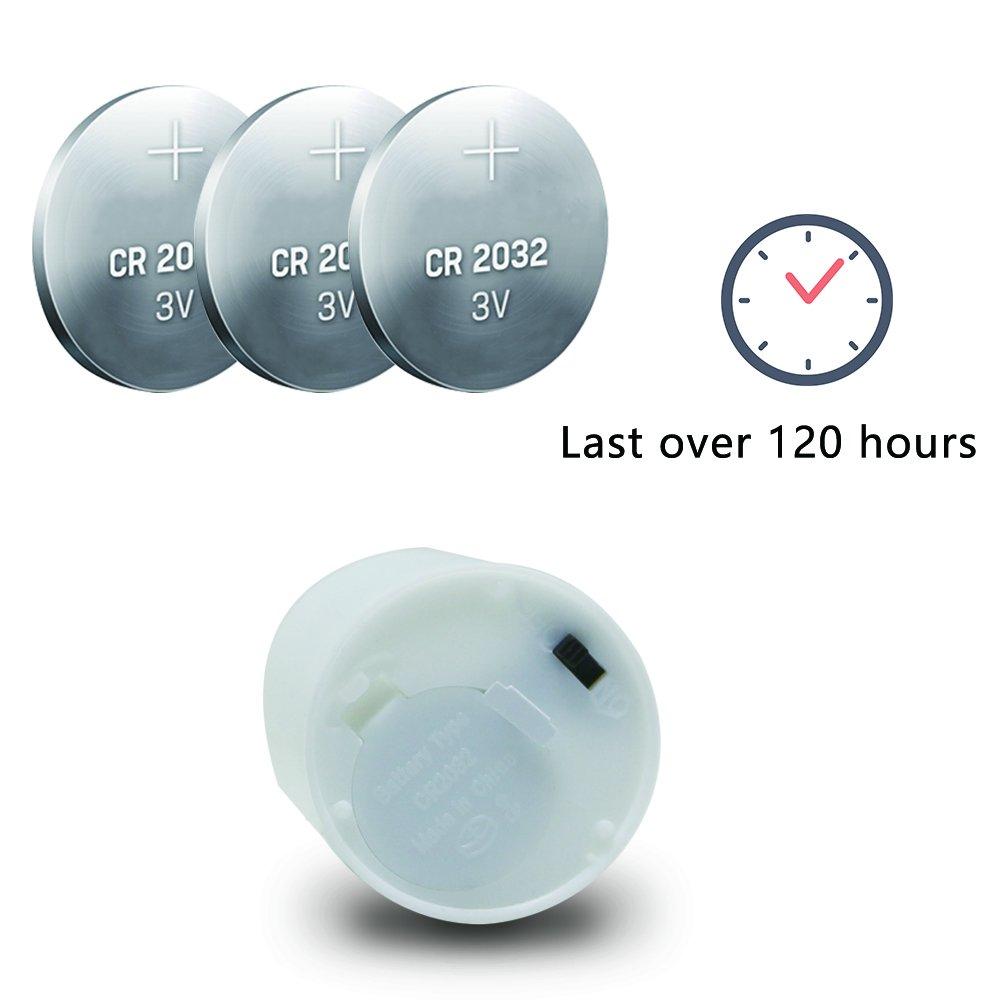 12 Pcs Flameless LED Tea Light Candles Warm Yellow Flickering Bright Tealights Electric