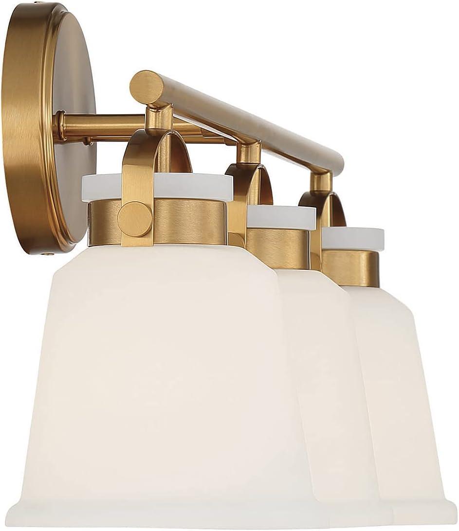 Savoy House Kaden 3 - Light Vanity in  Warm Brass