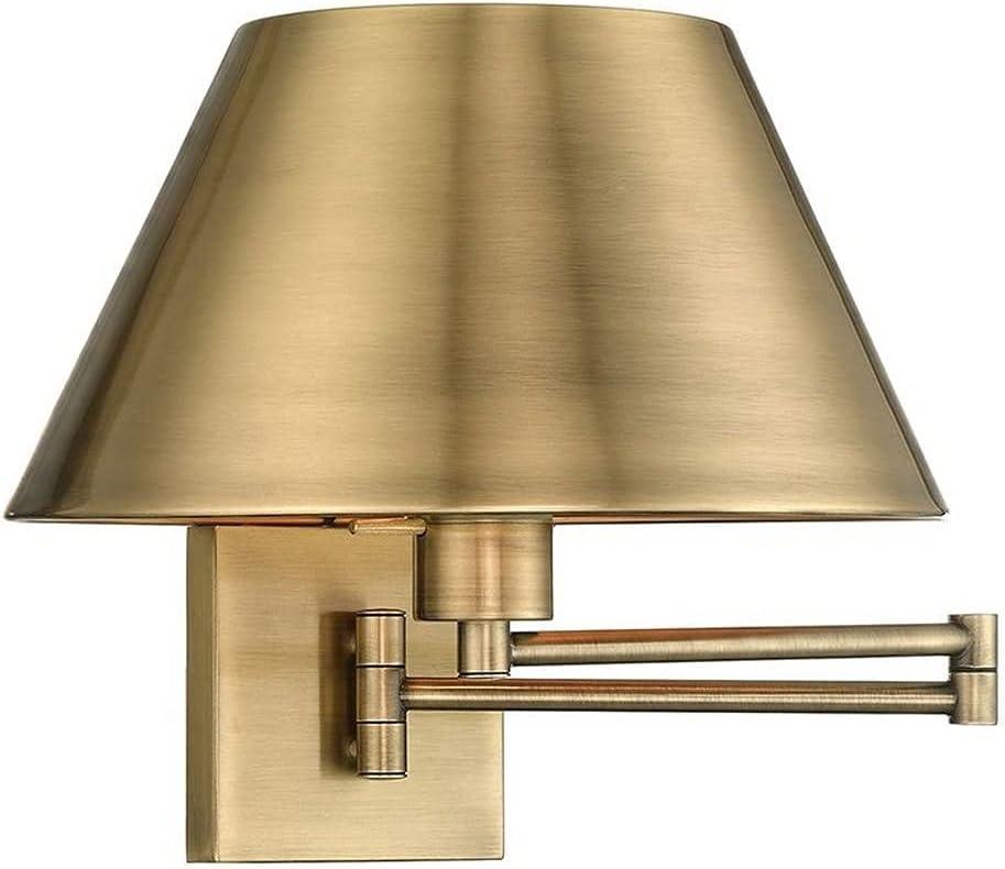 Brevan Steel Swing Arm Sconce