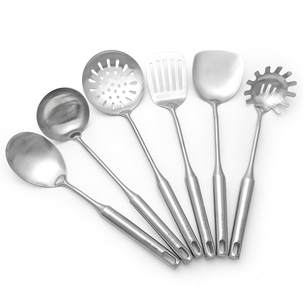 JADOOG JADOOG 6 Piece Stainless Steel Cooking Utensil Set