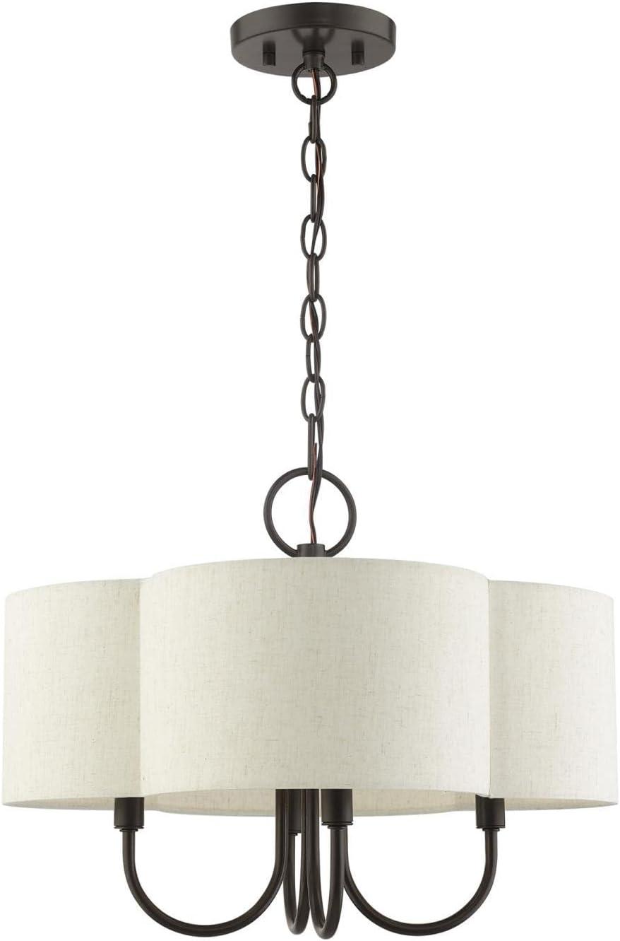 Livex Lighting Solstice 4 - Light Chandelier in  English Bronze