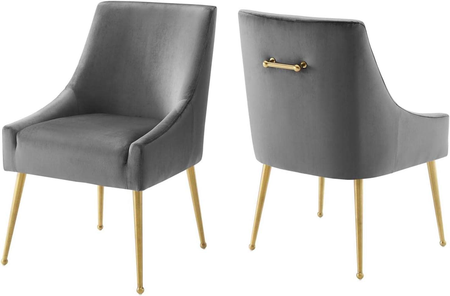 Set of 2 Discern Upholstered Performance Velvet Dining Chairs - Modway