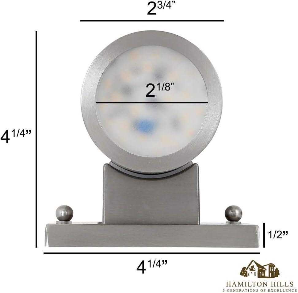 Hamilton Hills 6" Outdoor Wall Sconce Up Down Cylinder Light, ‎Brushed Nickel