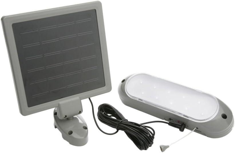 Bronze Solar Powered LED Area Light with 10 Bulbs