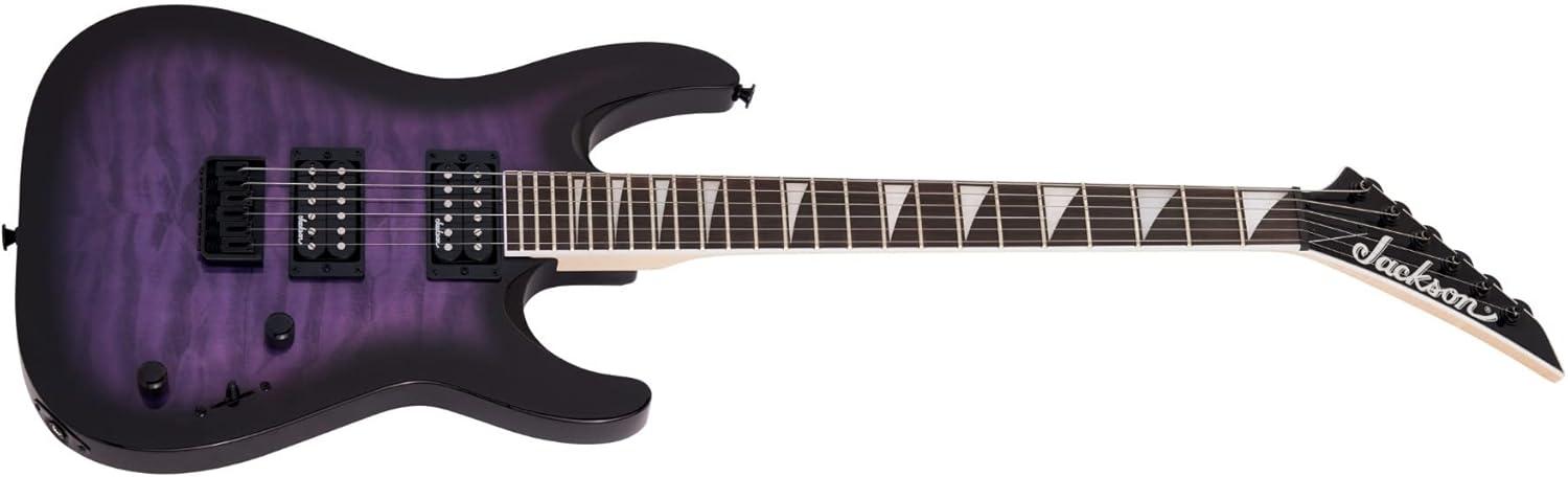 Jackson JS32Q DKA HT JS Series Dinky Arch Top Electric Guitar, Transparent Purple Burst