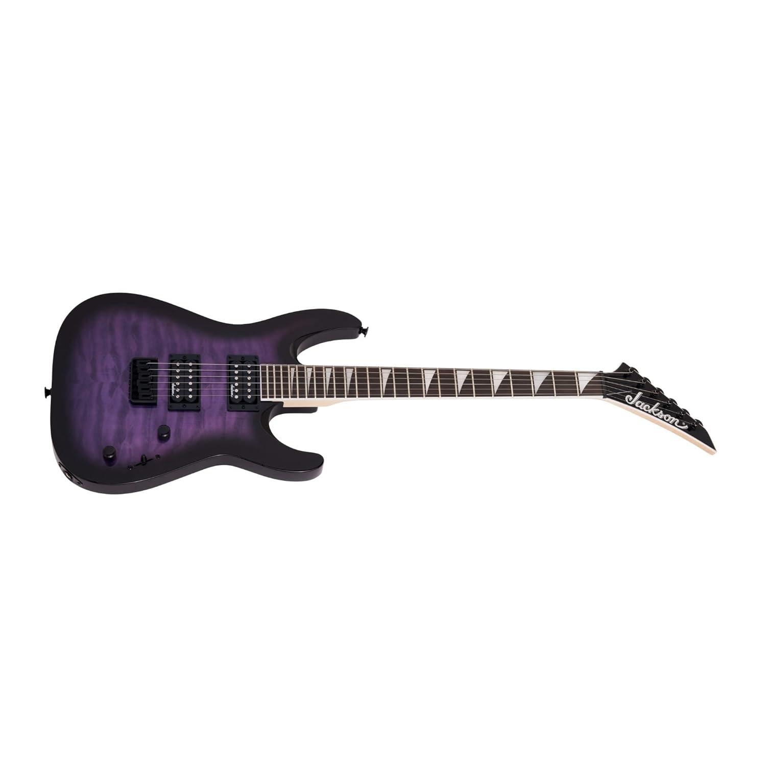 Jackson JS32Q DKA HT JS Series Dinky Arch Top Electric Guitar, Transparent Purple Burst