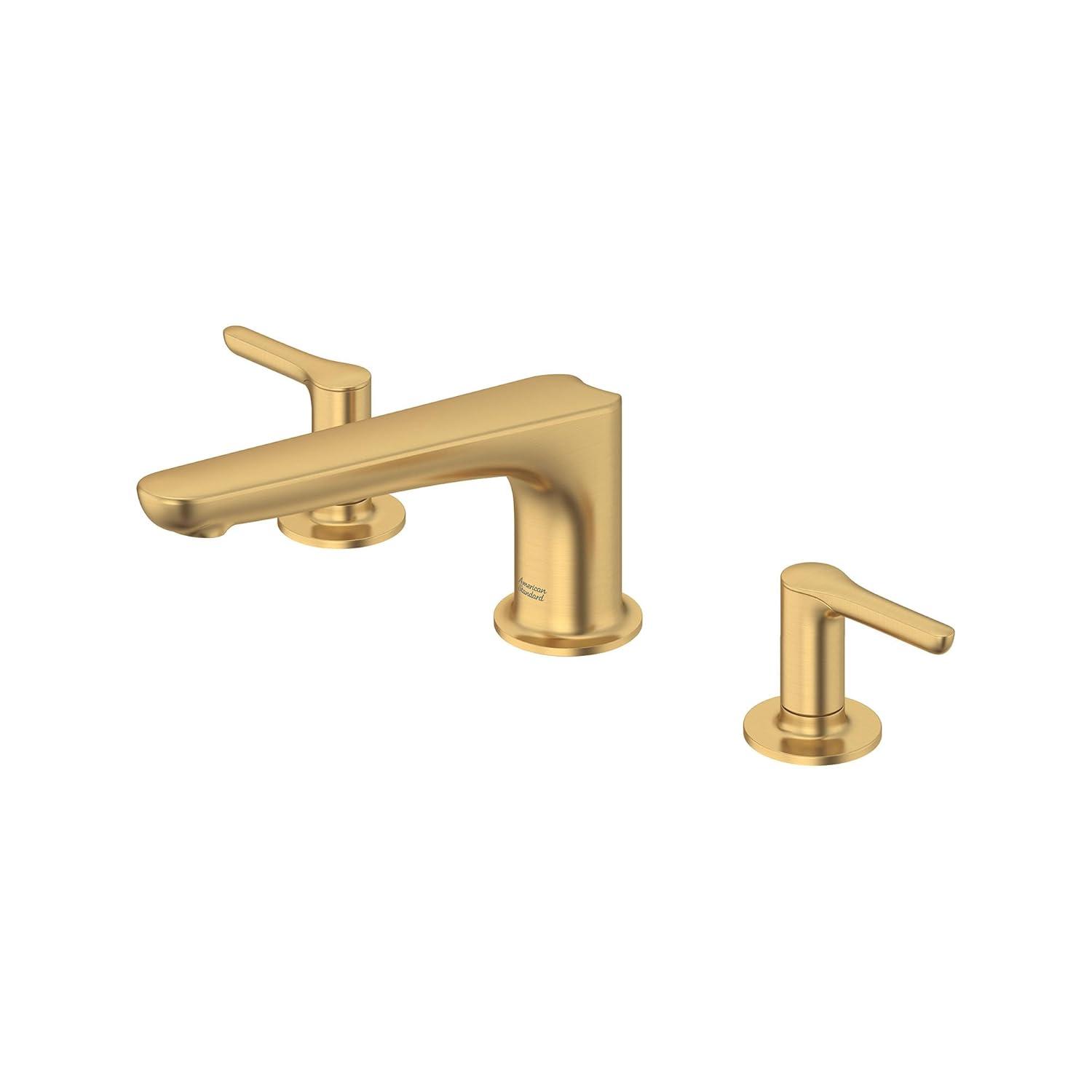 American Standard Studio S 2-Handle Deck-Mount Roman Tub Faucet for Flash Rough-in Valves in Brushed Nickel