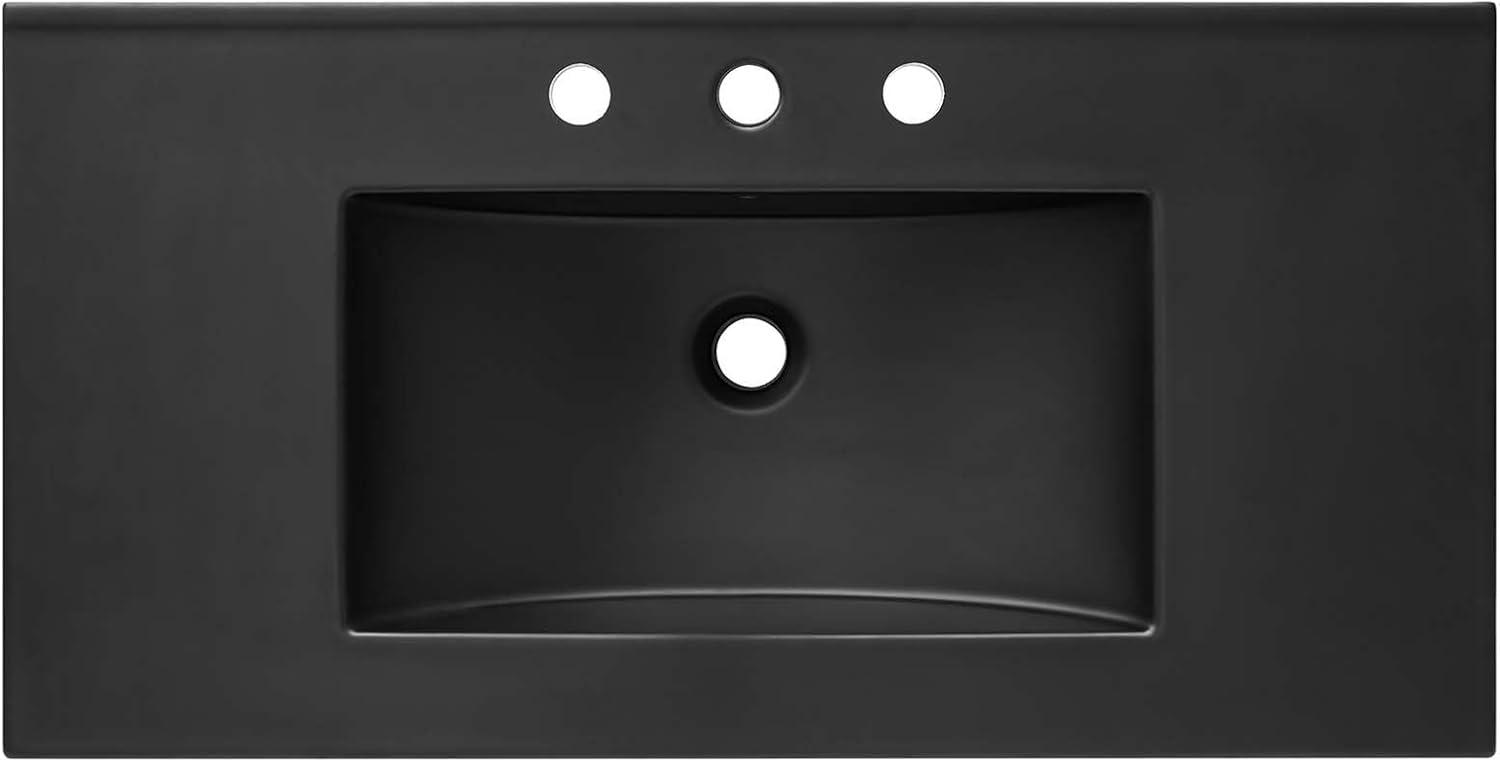 Modway Modway Soma 36'' Free Standing Single Bathroom Vanity with Manufactured Wood Top
