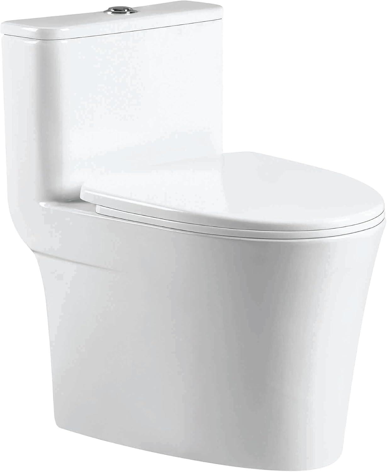 1.28 GPF Round One-Piece Toilet (Seat Included)