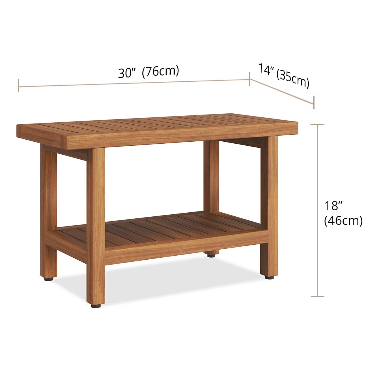 Aqua Teak Spa Teak Shower Bench