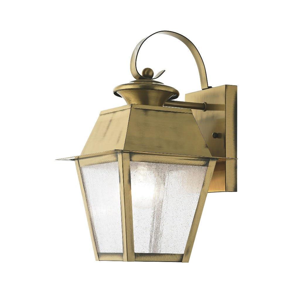 Livex Lighting Mansfield 1 - Light Wall Light in  Black