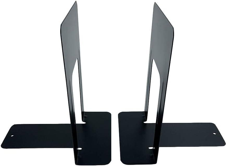 Huron 6 Steel Bookends Black Pair HASZ0039