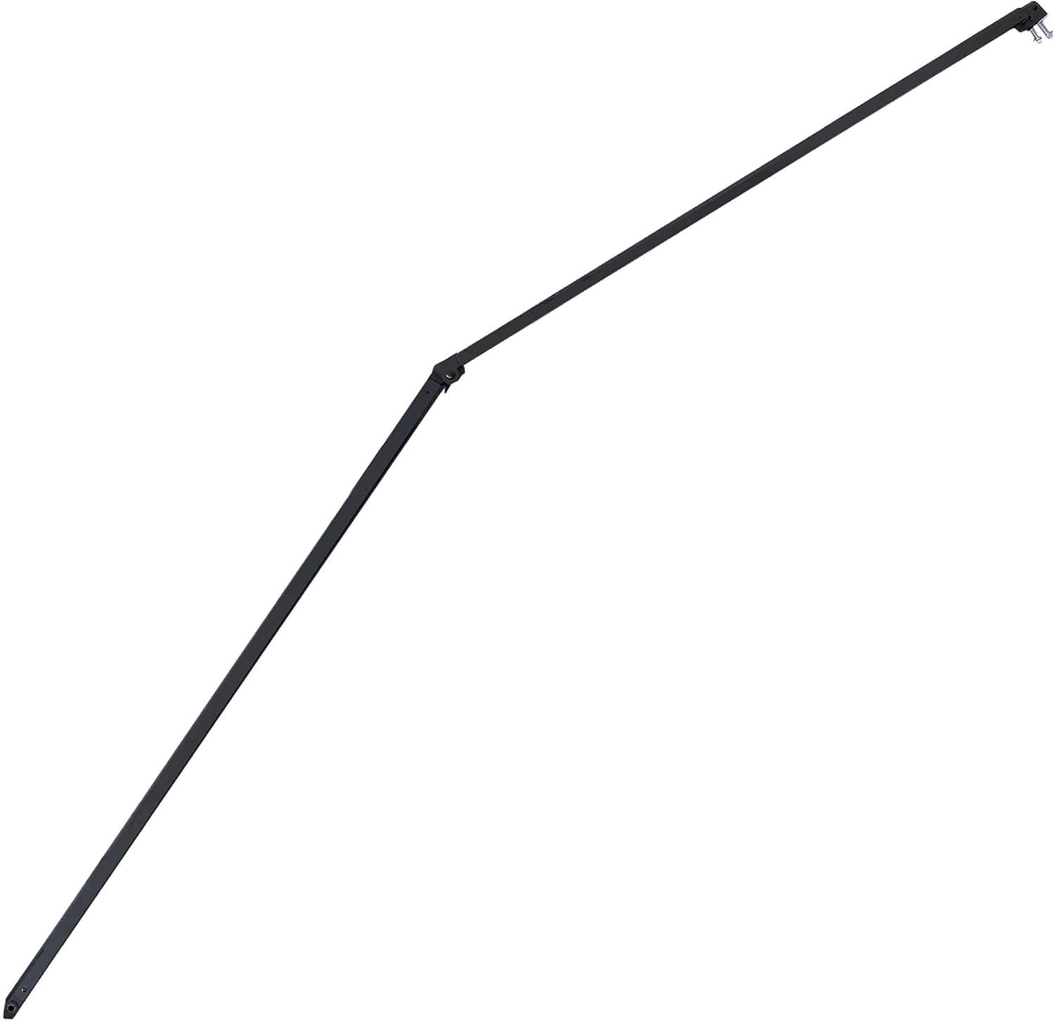 Black Steel Left Retractable Awning Replacement Arm