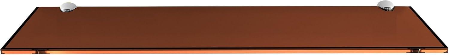 Latitude Run® Glass Accent Shelf with Adjustable Shelves